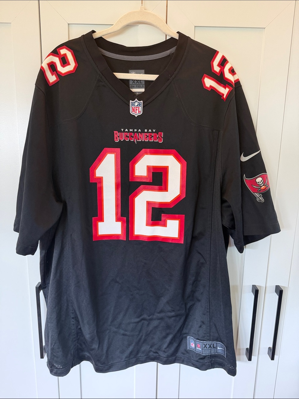Nike Black Tampa Bay Buccaneers #12 Football Jersey Tom Brady